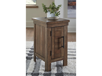 Moriville Grayish Brown Chairside End Table