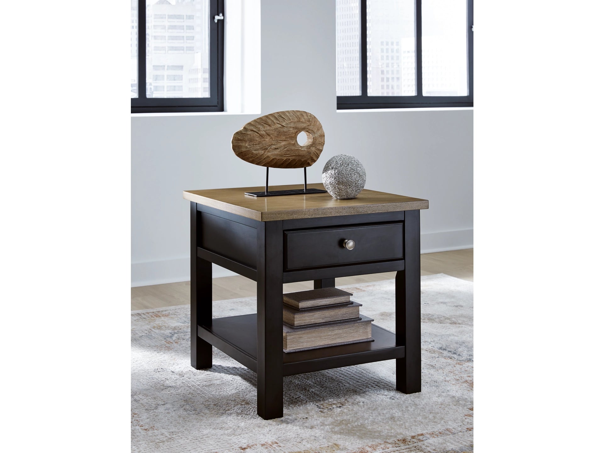 Drazmine Brown End Table