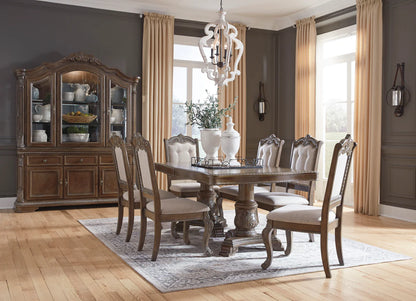 Charmond Brown Extendable Dining Set