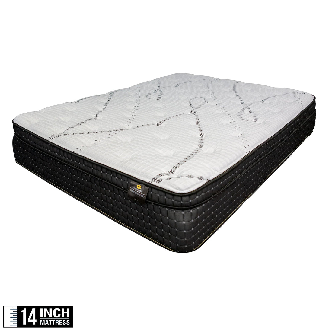 Contour Copper II Tour2 Infused Hybrid Mattress - 14&quot; Copper Foam, Cooling w/ 10 Year Warranty