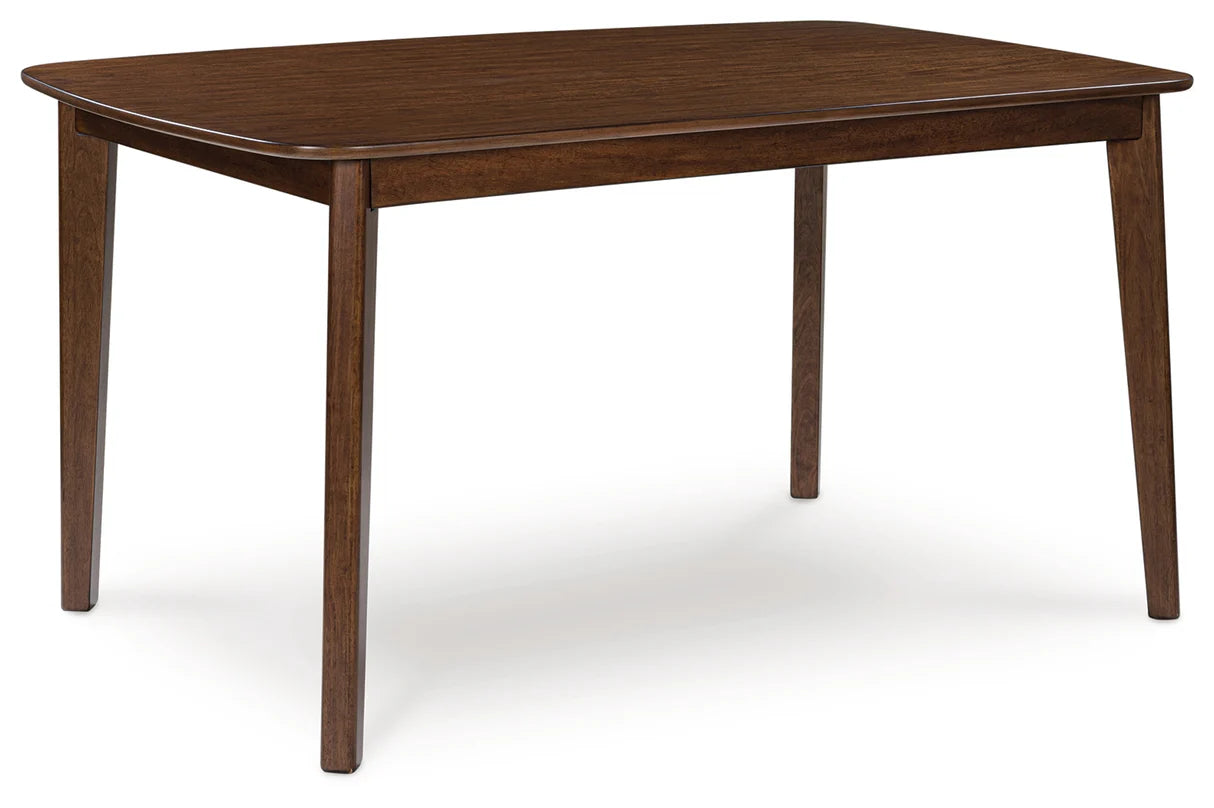 Juego de comedor extensible Ralene marrón medio
