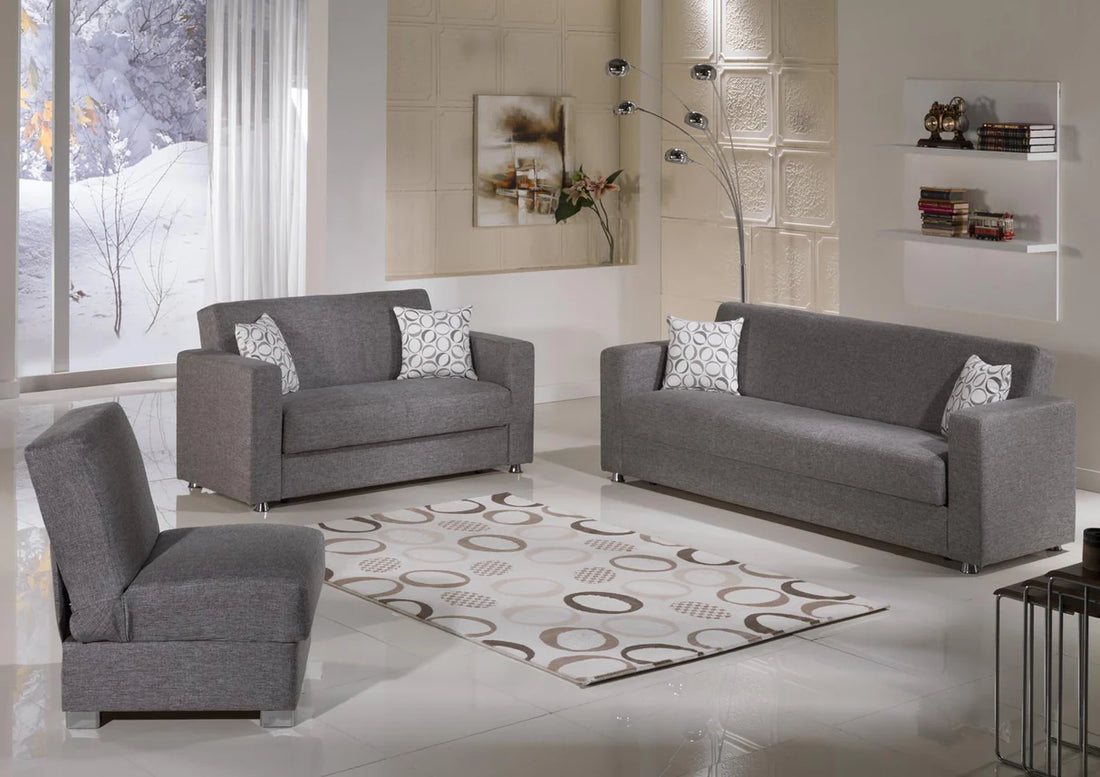 Tokyo Diego Gray Living Room Set