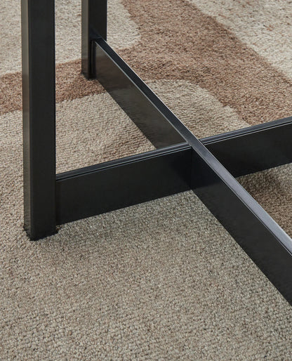 Tomtyn Light Brown Dining Table with 4 Chairs