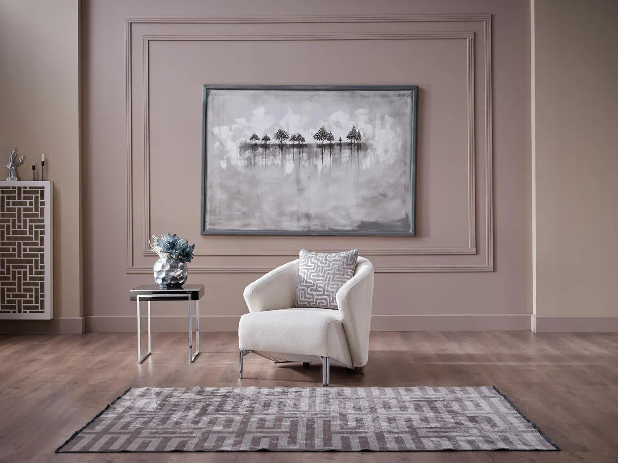 Venice Merit Cream Accent Chair
