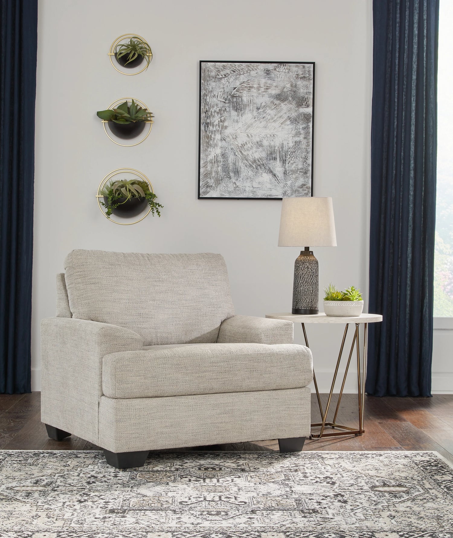 Vayda Contemporary Sofa with Chair