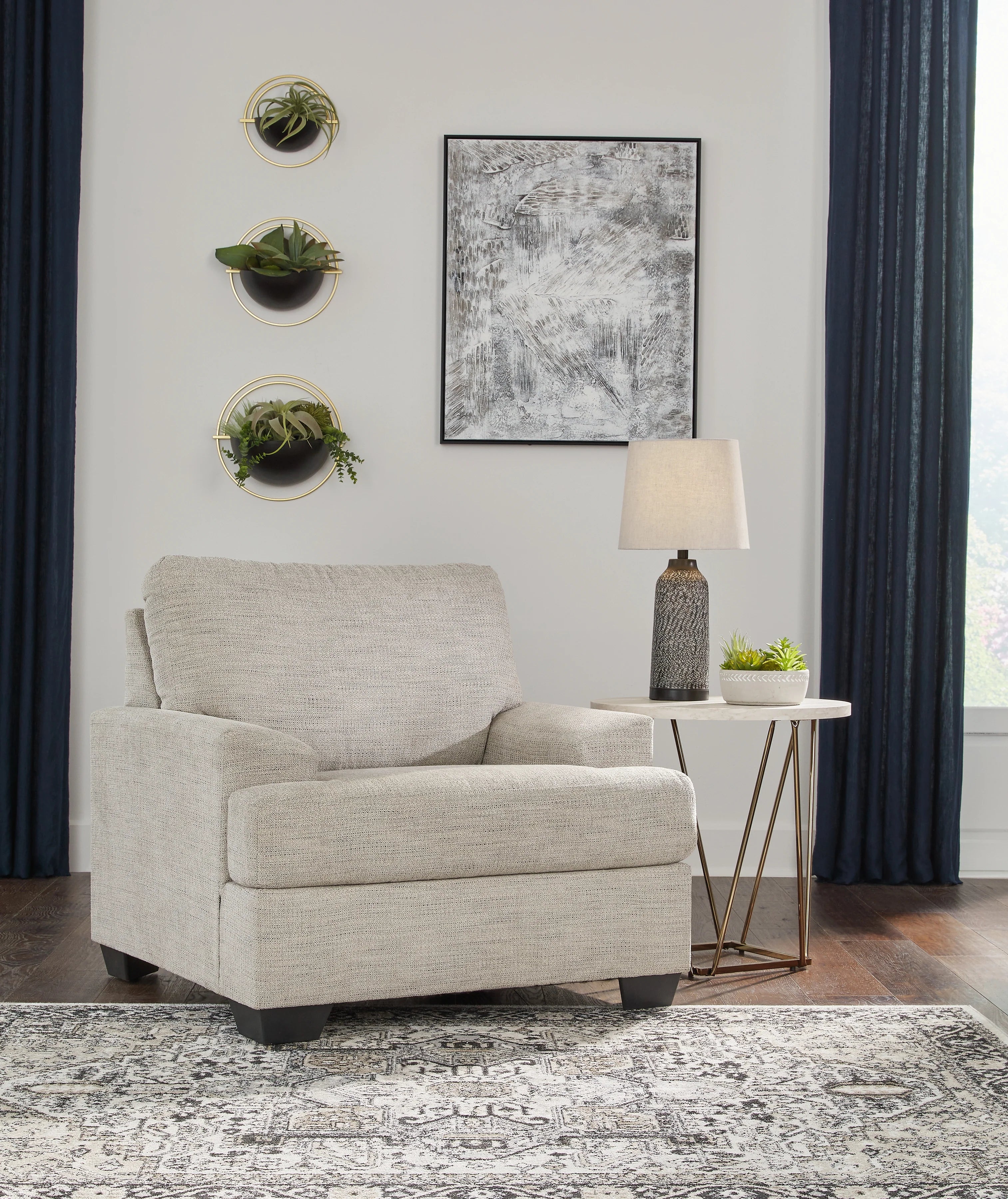 Vayda Contemporary Sofa with Chair