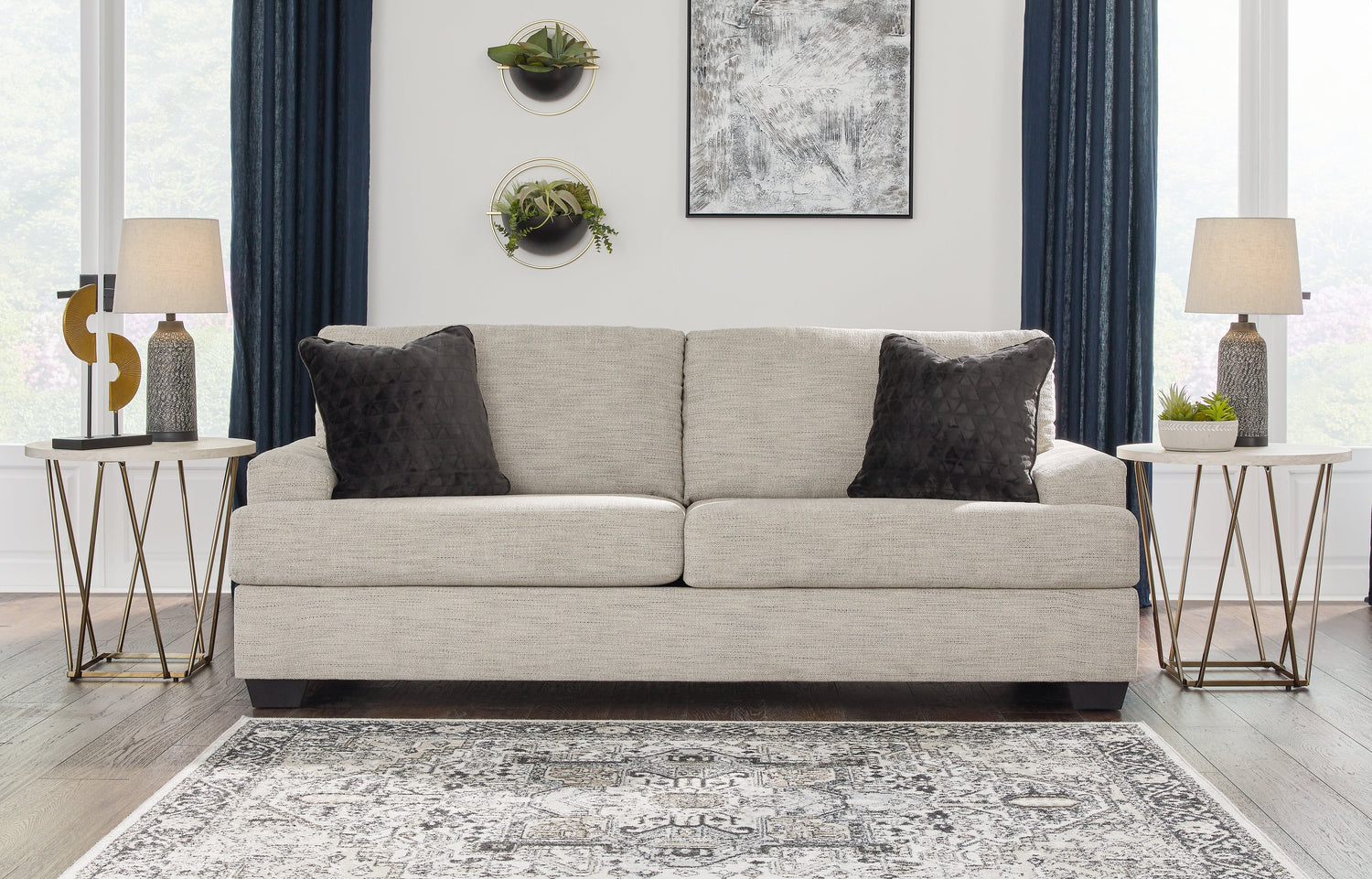 Vayda Contemporary Sofa with Chair