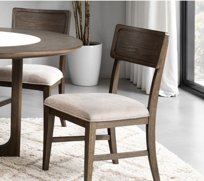 Vellara Brown 7 Pieces Dining Table Set