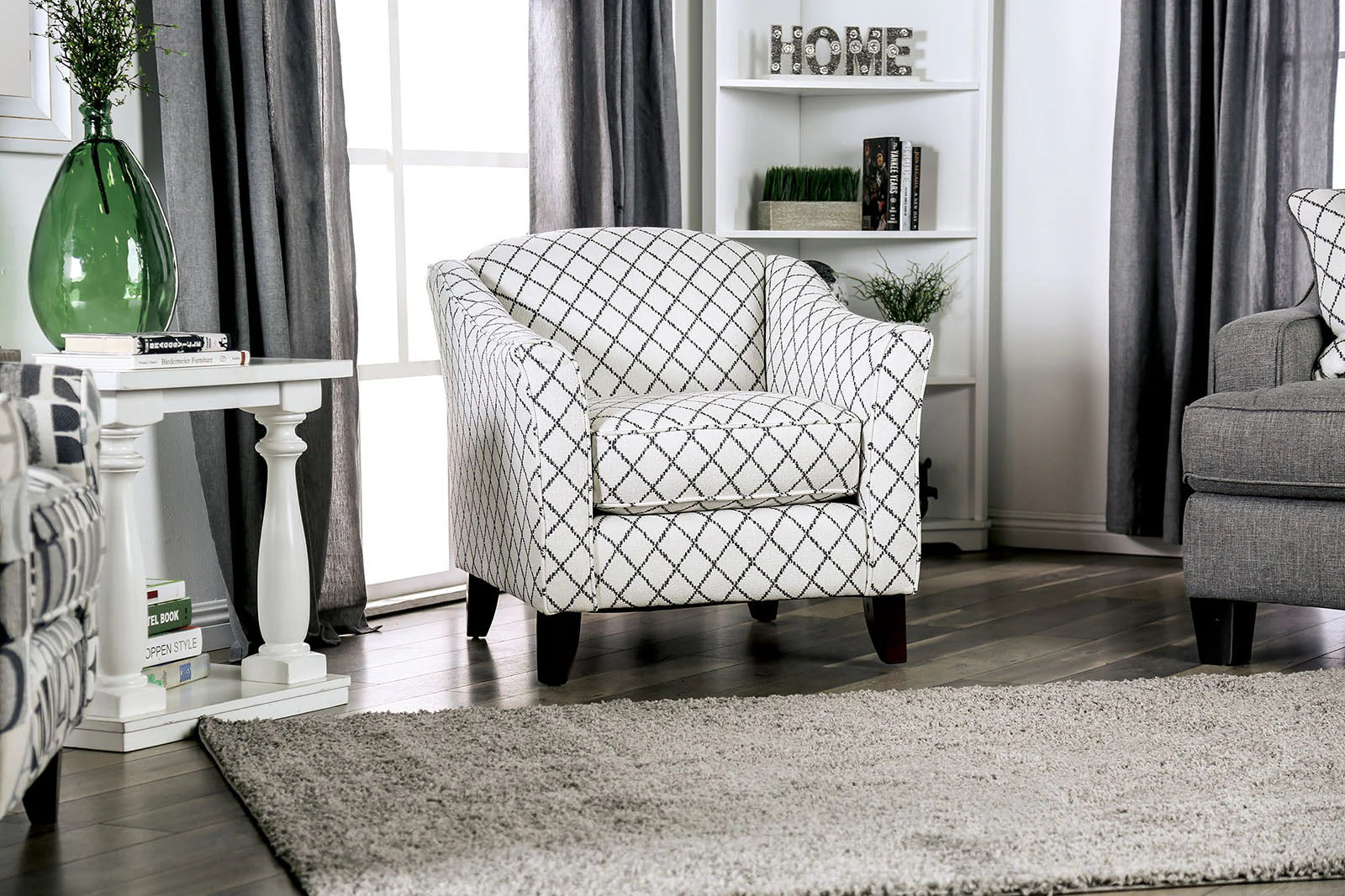 Verne Transitional Living Room Set