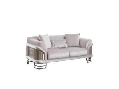 Versace 3-Pieces Modern Living Room Set