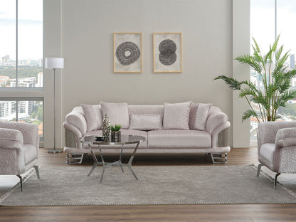 Versace 3-Pieces Modern Living Room Set