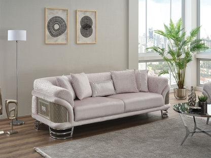 Versace 3-Pieces Modern Living Room Set