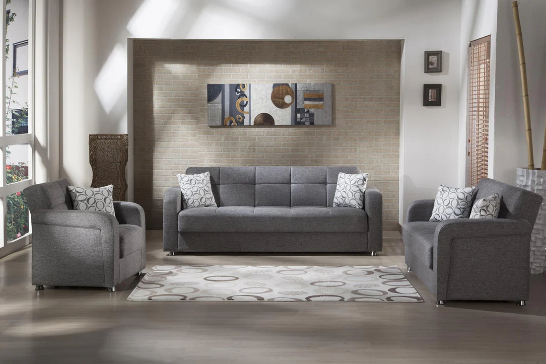 Vision Diego Gray Living Room Set