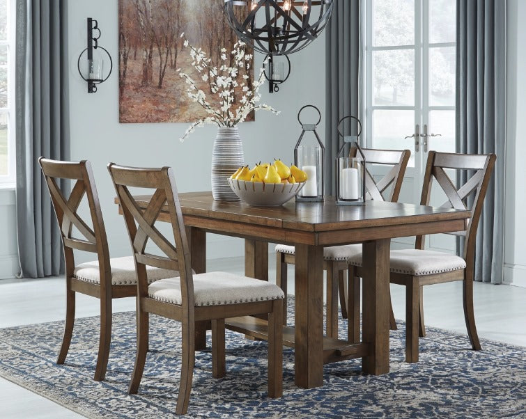 Moriville Extendable Dining Table &amp; 6 Chairs