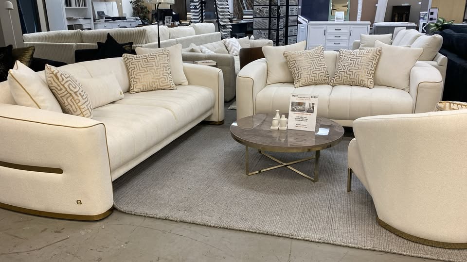 Veronica 94&quot; Wide Convertible Living Room Set