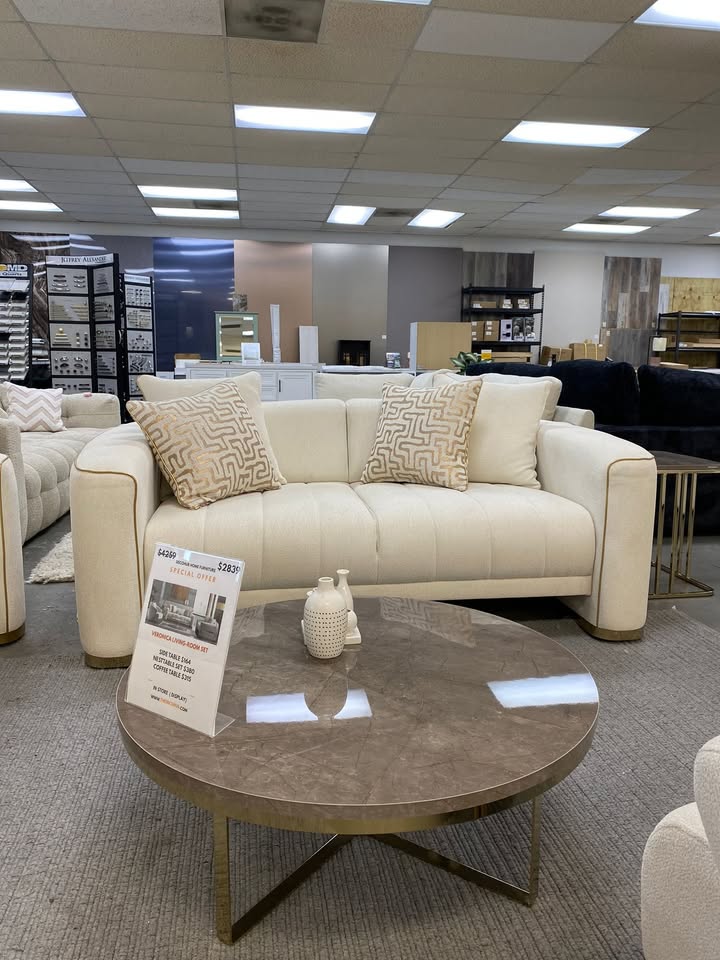 Veronica 94&quot; Wide Convertible Living Room Set