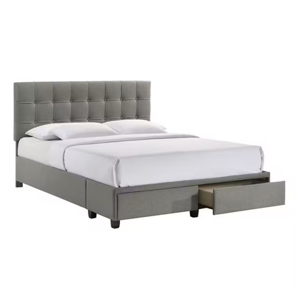 Hacienda Gray Queen Storage Bed