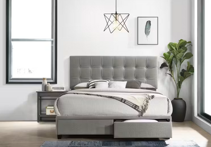 Hacienda Gray Queen Storage Bed