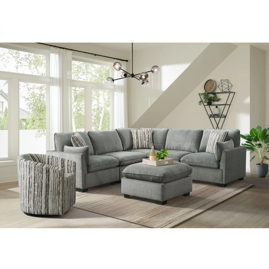 Deville – Juego de sala modular de 5 piezas