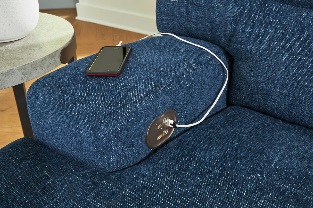 Acklen Place 5-Piece Power Reclining Sectional Navy