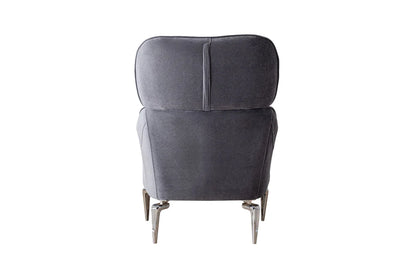 Sofá y loveseat de terciopelo marfil Helena