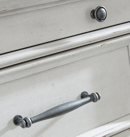 Kanwyn Whitewash Upholstered Panel Bedroom Set