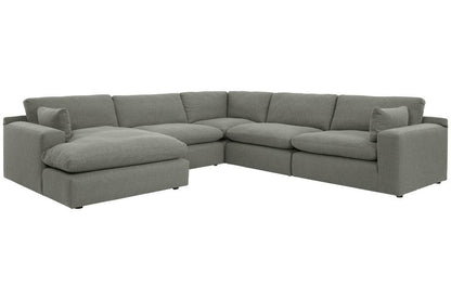Elyza 5-Piece LAF Sectional with Chaise