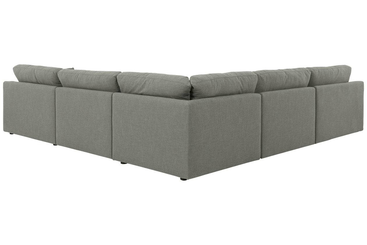 Elyza 5-Piece RAF Sectional with Chaise - Decohub Home