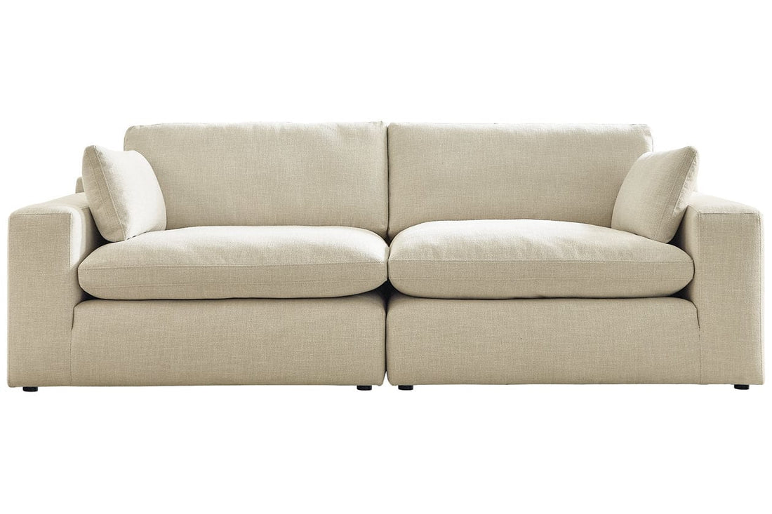 Elyza Linen Loveseat - Decohub Home