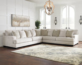 Rawcliffe 3-Piece Sectional With Ottoman - Decohub Home
