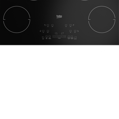 Beko 30&quot; Black Glass Built In Electric Cooktop