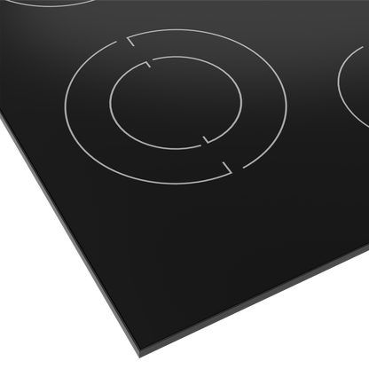 Beko 30&quot; Black Glass Built In Electric Cooktop