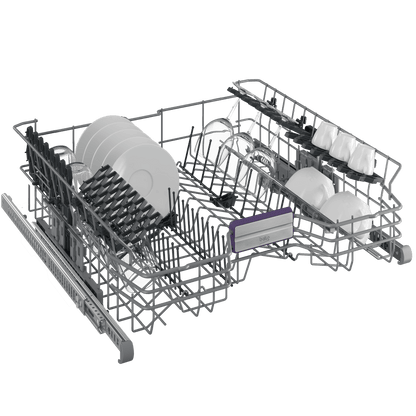 Beko 24&quot; Fingerprint Free Stainless Steel Built In Dishwasher