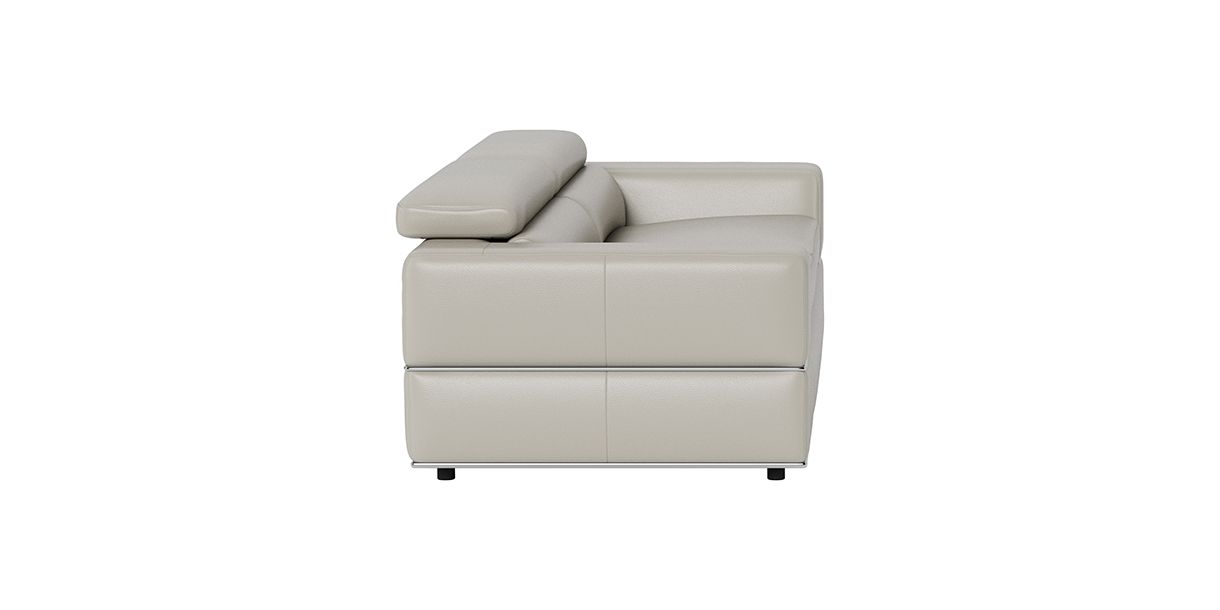 Bergamo 2 Seater Sofa Bed Light Gray
