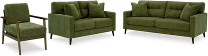 Bixler Living Room Set In Olive