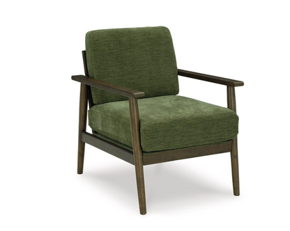 Bixler Olive Showood Accent Chair