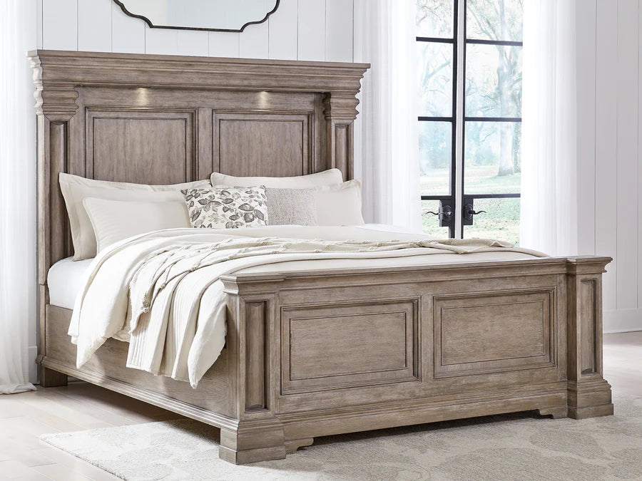 Blairhurst Light Grayish Brown Panel Bedroom Set