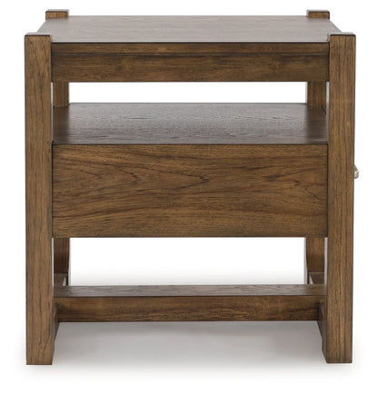 Cabalynn Light Brown End Table