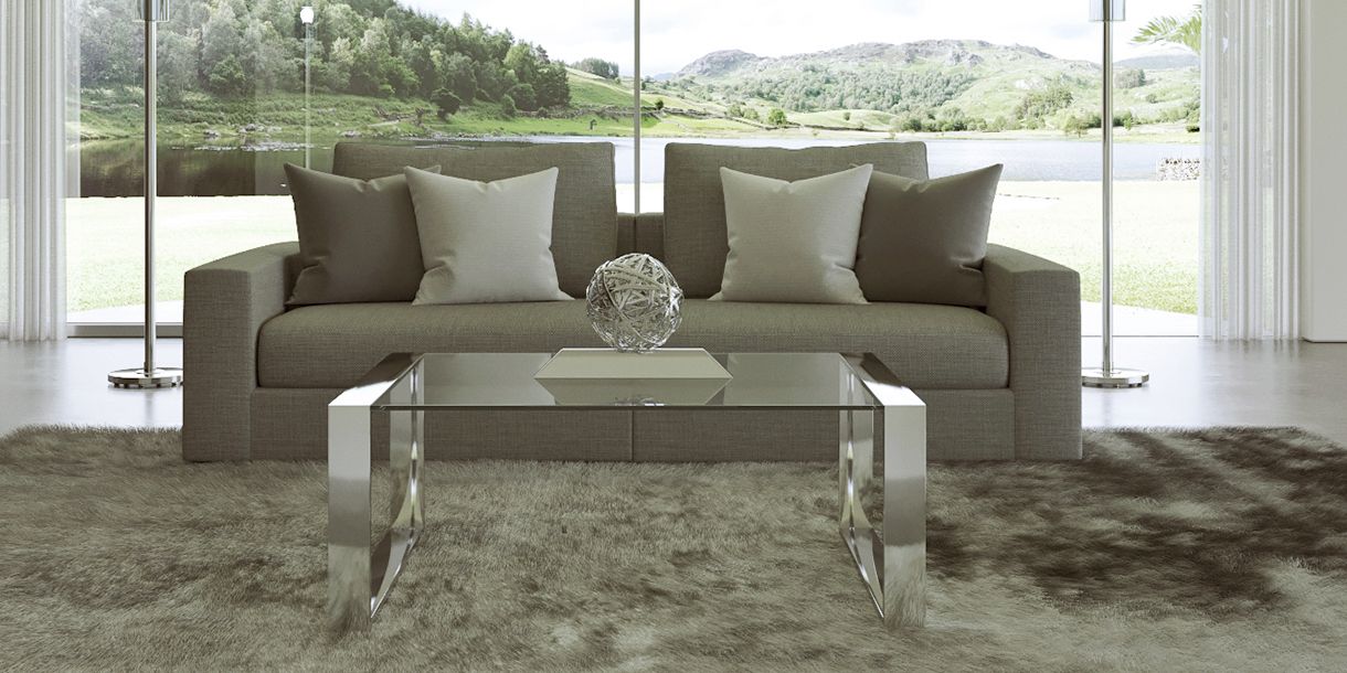 Caterina Glass Coffee Table