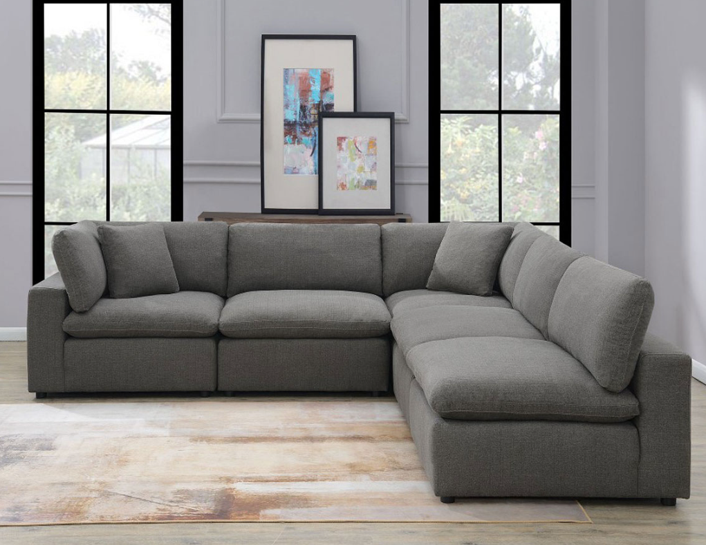 Cloud 9  Modular Sectional Charcoal