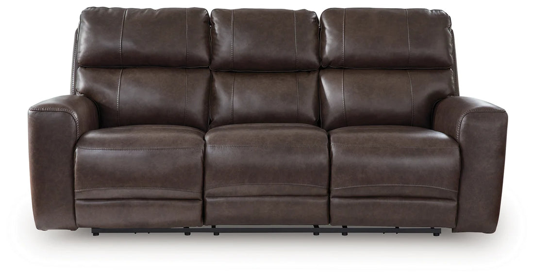 Crossplex Smoke Power Reclining Sofa