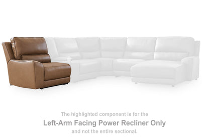 DeepWakes Caramel Modular Power Reclining Sectional