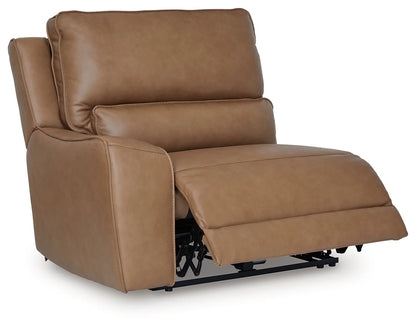 DeepWakes Caramel Modular Power Reclining Sectional