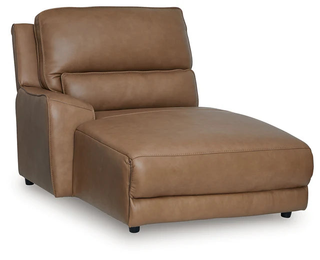 DeepWakes Caramel Modular Power Reclining Sectional