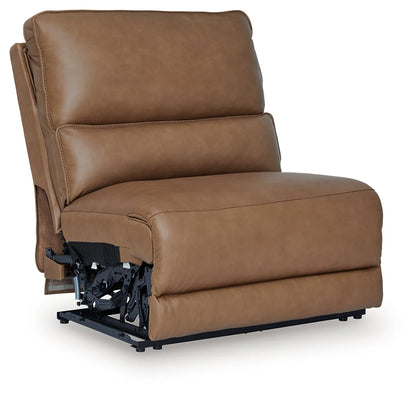 DeepWakes Caramel Modular Power Reclining Sectional
