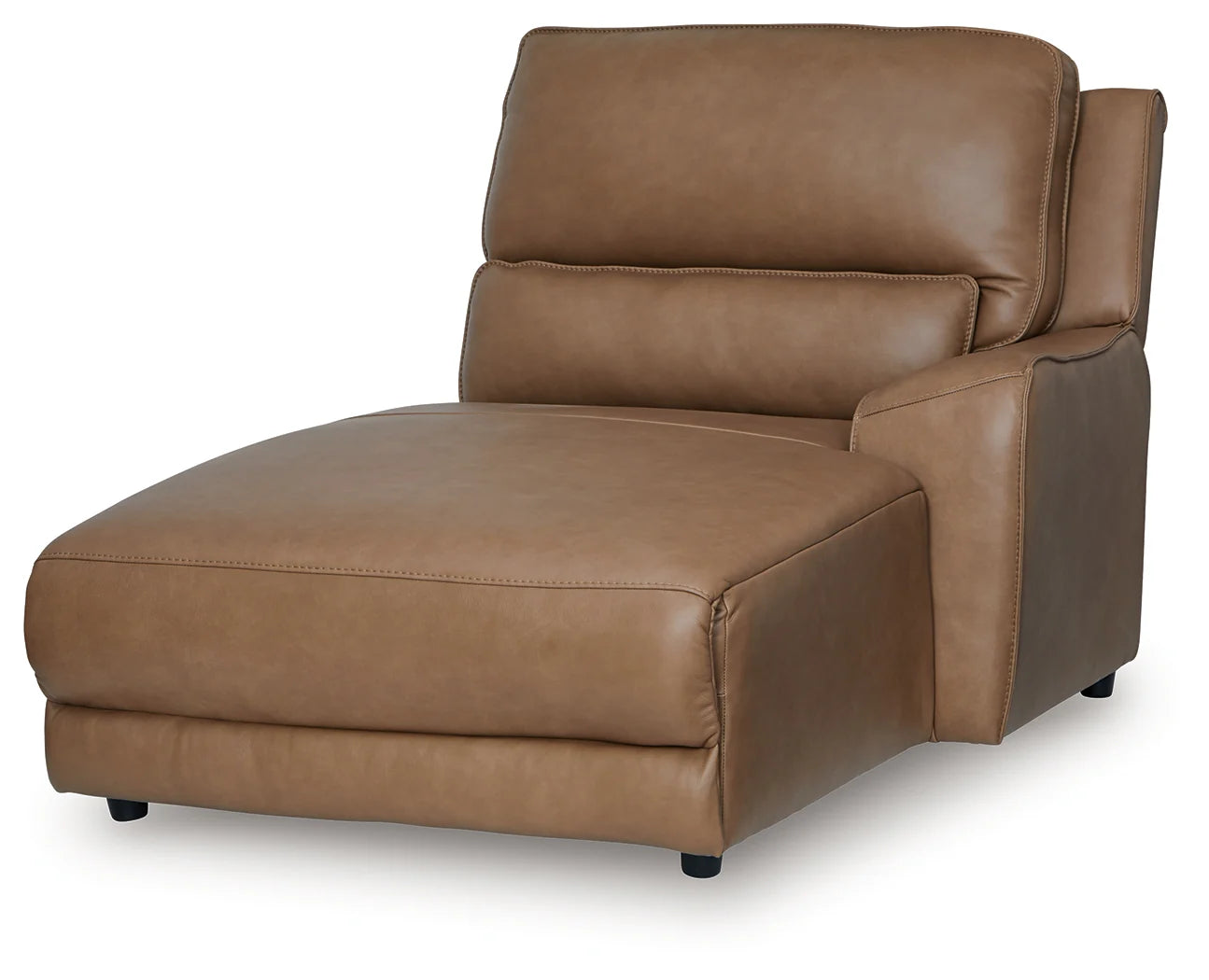 DeepWakes Caramel Modular Power Reclining Sectional