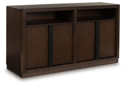 Dilenno Dark Brown Dining Server