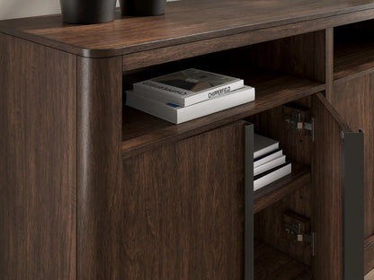 Dilenno Dark Brown Dining Server