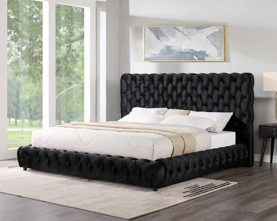 Dream Black Queen Platform Bed