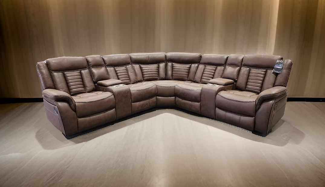 Conjunto de sofá reclinable Dallas Camel